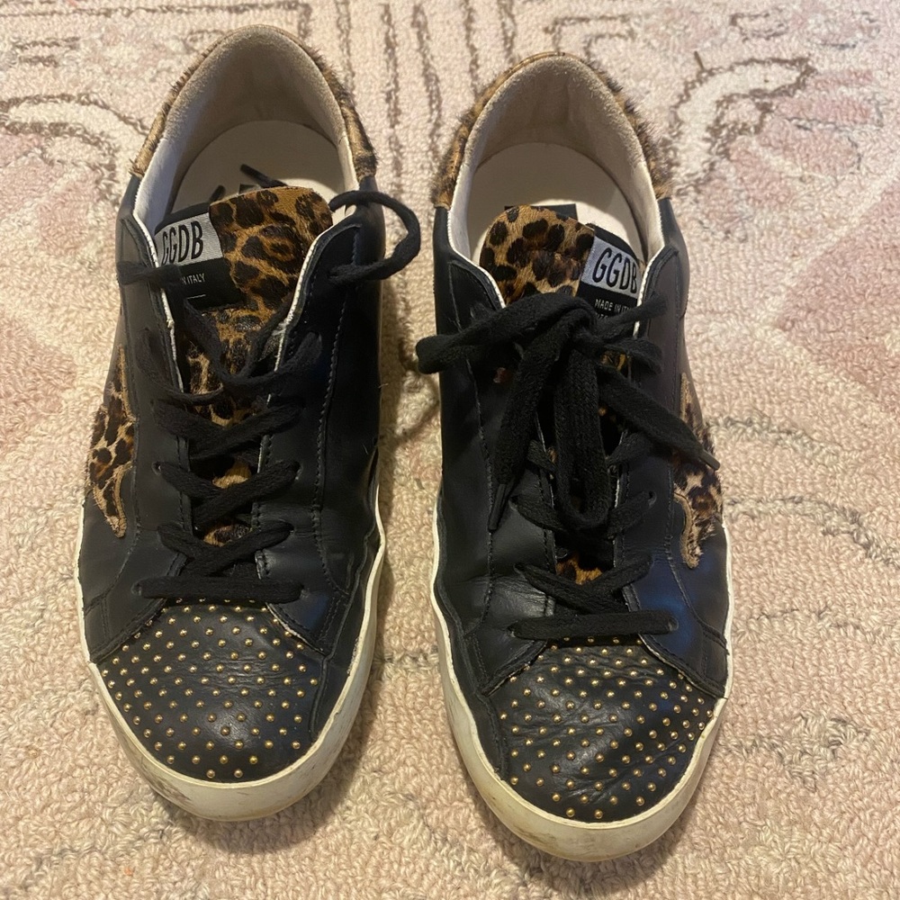 Golden Goose Superstar Black/Leopard